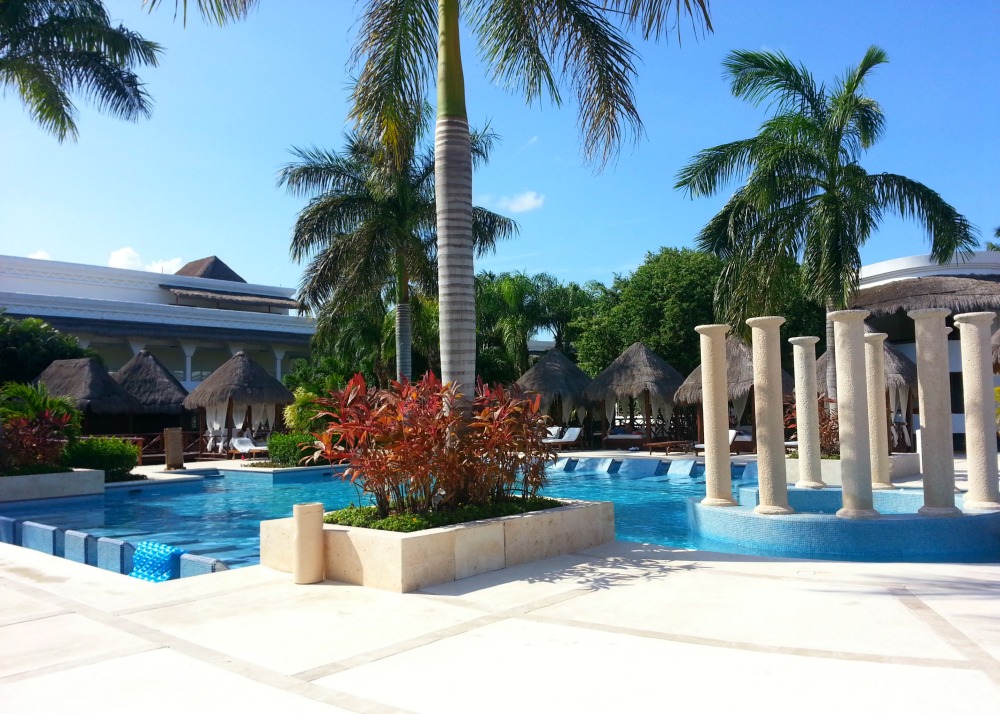 Laguna Villas private pool at the Grand Riviera Princess, Playa Del Carmen, Mexico