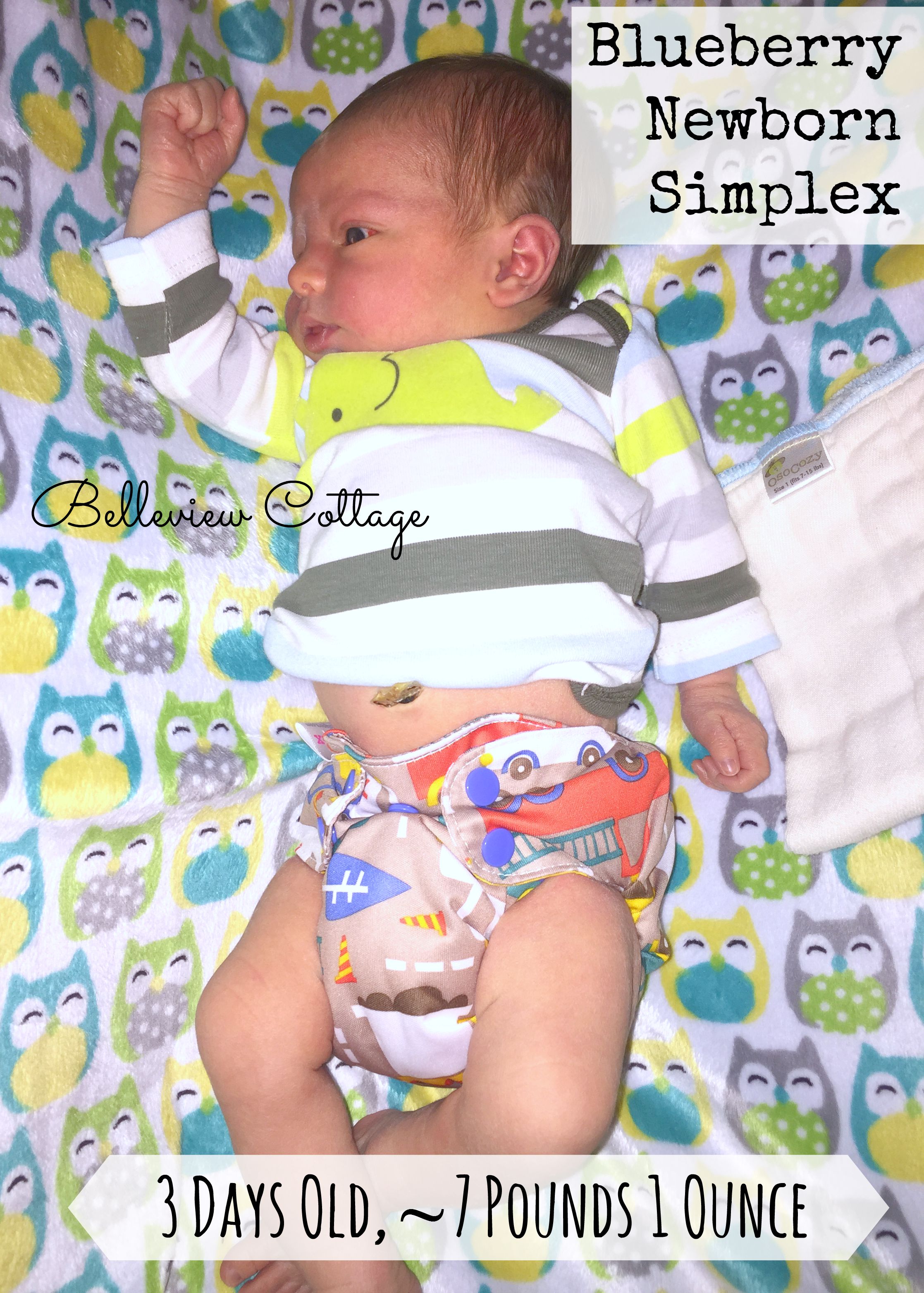 newborn cloth diapers with umbilical cord cut out